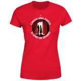T-Shirt Donna Chiusa una porta si apre un sipario
