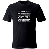 T-Shirt Unisex Citazione Dante Alighieri