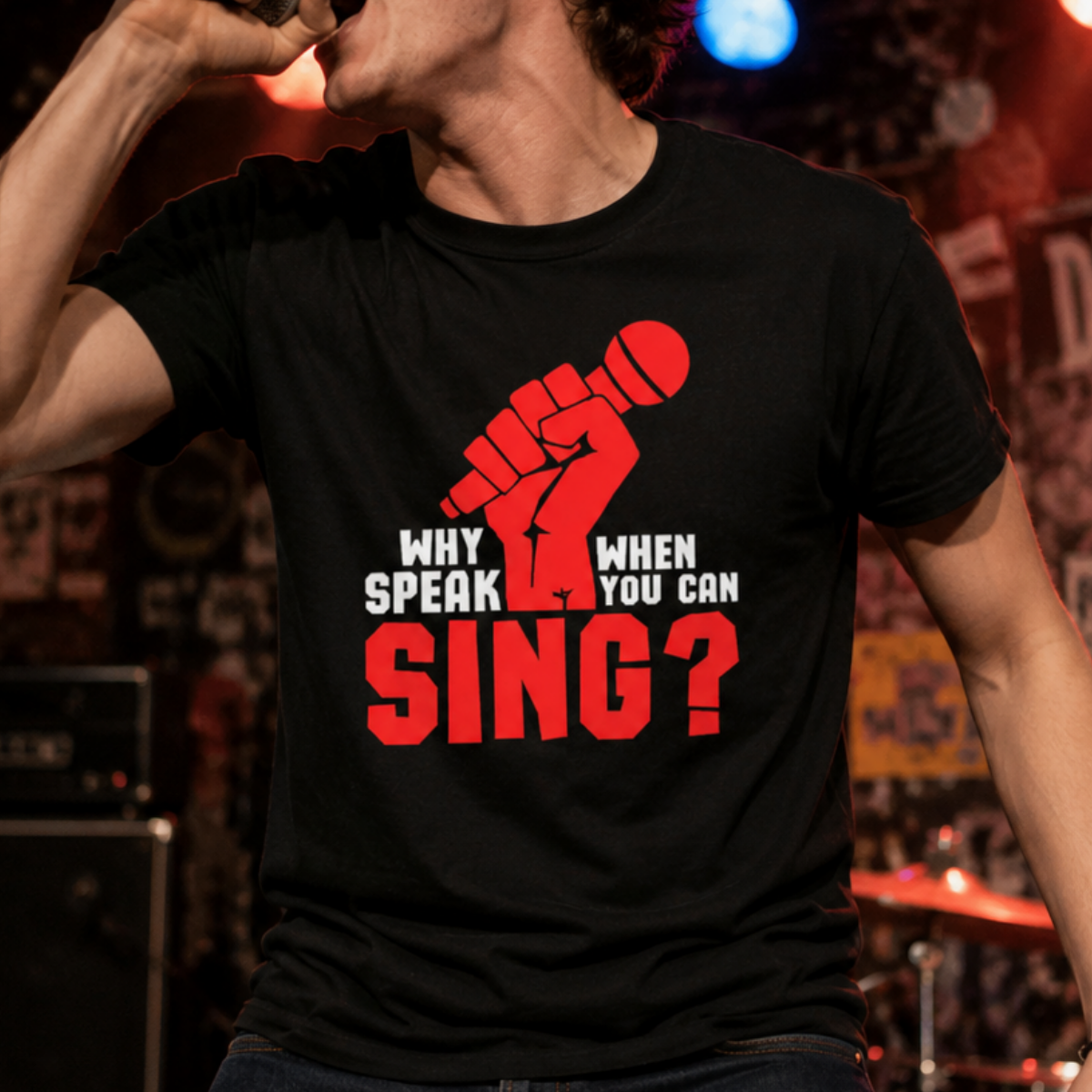 Why speak when you can sing?
