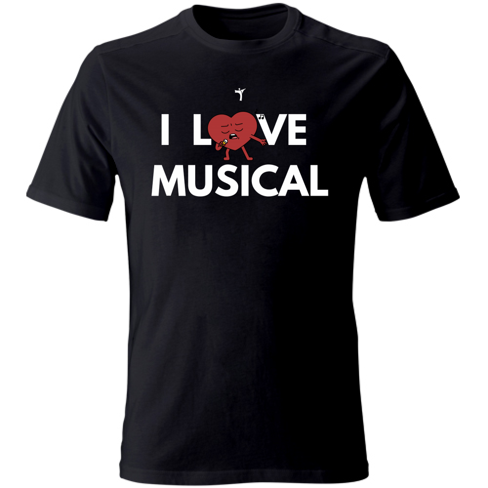 T-Shirt Unisex I Love Musical