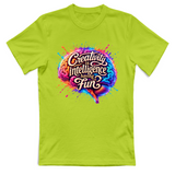 T-Shirt Donna Creativity is intelligence having fun