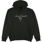 Felpa Unisex con Cappuccio Life is a pirouette