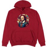 Felpa Unisex con Cappuccio Ritratto di Shakespeare