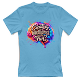 T-Shirt Donna Creativity is intelligence having fun