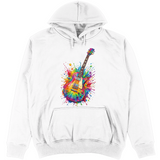 Felpa Unisex con Cappuccio Color Guitar
