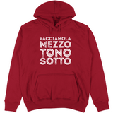 Felpa Unisex con Cappuccio Mezzo tono sotto