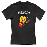 T-Shirt Donna Guitar face