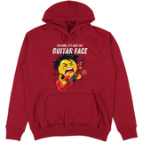 Felpa Unisex con Cappuccio Guitar face
