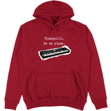 Felpa Unisex con Cappuccio Tranquilli ho un piano