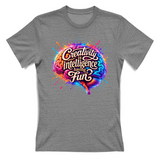 T-Shirt Donna Creativity is intelligence having fun