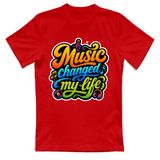 T-Shirt Unisex Music changed my life