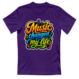 T-Shirt Unisex Music changed my life
