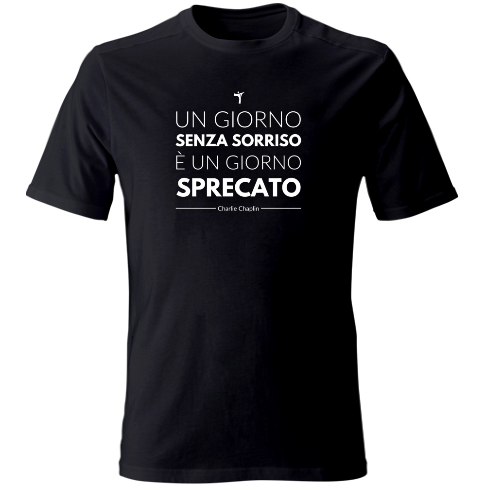 T-Shirt Unisex Citazione Charlie Chaplin
