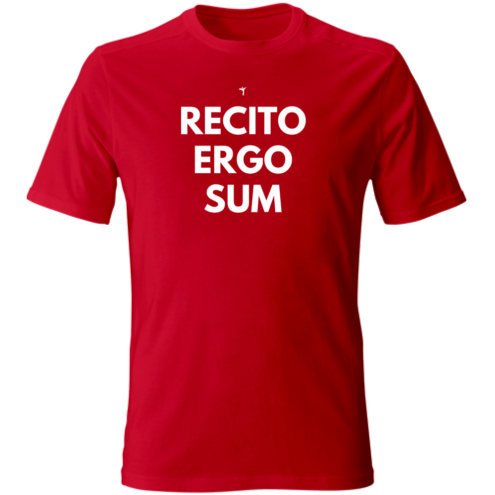T-Shirt Unisex Recito ergo sum