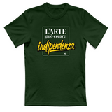 T-Shirt Unisex arte può creare indipendenza