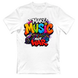 T-Shirt Unisex Make music not war