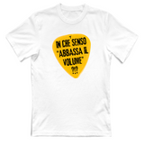T-Shirt Unisex In che senso abbassa il volume?