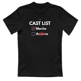 T-Shirt Unisex Cast list Marito