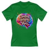 T-Shirt Donna Creativity is intelligence having fun