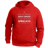 Felpa Unisex con Cappuccio Citazione Charlie Chaplin