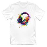 T-Shirt Unisex Color Headphones