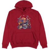 Felpa Unisex con Cappuccio Rocktopus