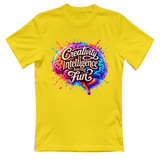 T-Shirt Unisex Creativity is intelligence having fun