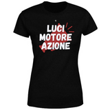 T-Shirt Donna luci motore azione
