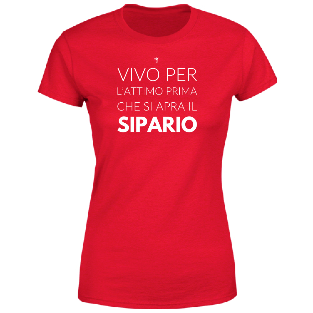 T-Shirt Donna Attimo prima del sipario
