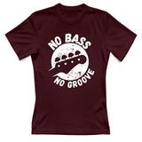 T-Shirt Donna no bass no groove