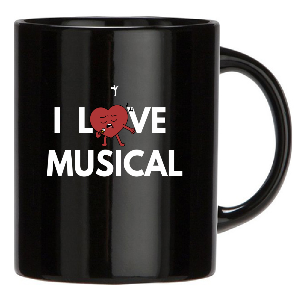 Tazza Nera I Love Musical