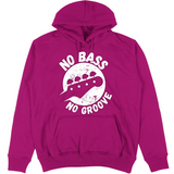 Felpa Unisex con Cappuccio no bass no groove