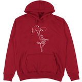 Felpa Unisex con Cappuccio dance ballet