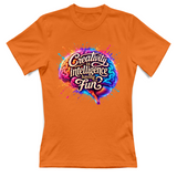 T-Shirt Donna Creativity is intelligence having fun
