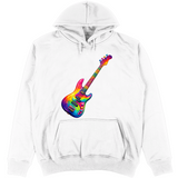 Felpa Unisex con Cappuccio Color Bass