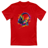 T-Shirt Unisex Color Headphones