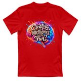 T-Shirt Unisex Creativity is intelligence having fun
