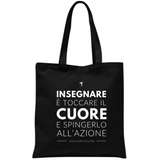 Borsa Insegnare è toccare il cuore