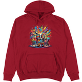 Felpa Unisex con Cappuccio Groove explosion