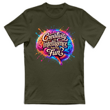 T-Shirt Unisex Creativity is intelligence having fun