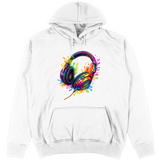Felpa Unisex con Cappuccio Color Headphones