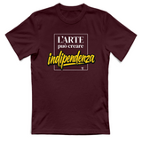 T-Shirt Unisex arte può creare indipendenza