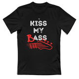 T-Shirt Unisex Kiss my bass