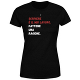 T-Shirt Donna scrivere è il mio lavoro