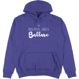 Felpa Unisex con Cappuccio Non posso vado a ballare