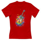 T-Shirt Donna Color Guitar