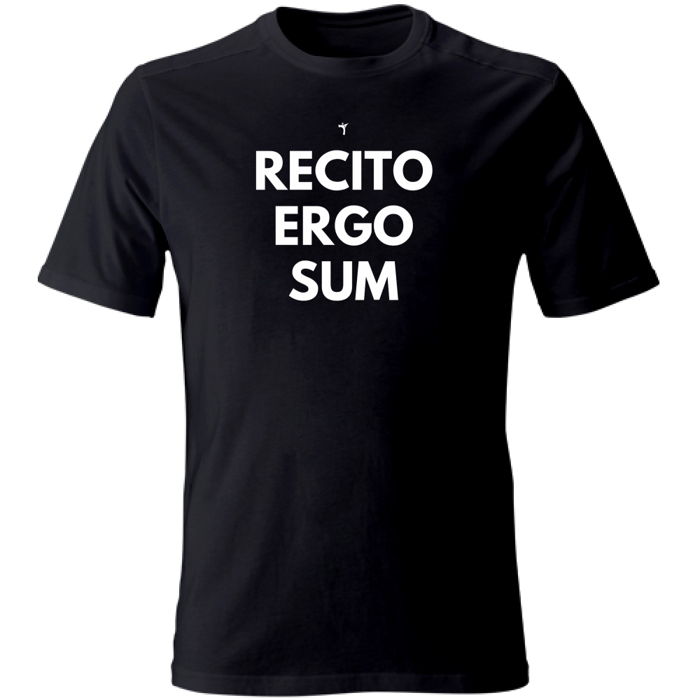 T-Shirt Unisex Recito ergo sum