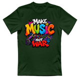T-Shirt Unisex Make music not war