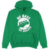 Felpa Unisex con Cappuccio no bass no groove