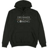 Felpa Unisex con Cappuccio Drummer is coming
